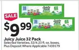 Stop&Shop Juicy Juice 32 Pack offer