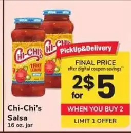 Safeway Chi-Chi's Salsa offer
