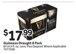 Stop&Shop Guinness Draught 8 Pack offer