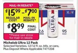 Stop&Shop Michelob Ultra 12 Pack offer