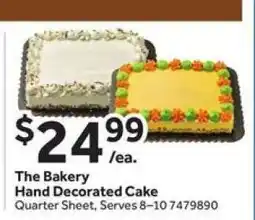 Stop&Shop The Bakery Hand Decorated Cake offer