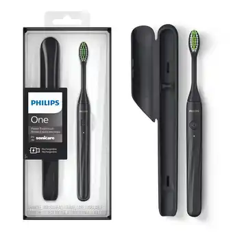 Walmart Philips One By Sonicare Rechargeable Toothbrush, Shadow, HY1200/26 offer