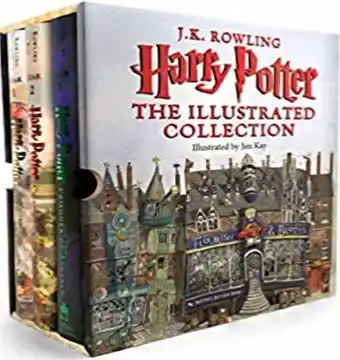 Walmart Harry Potter: the Illustrated Collection (Books 1-3 Boxed Set) (Hardcover) offer