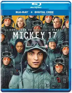 Walmart Mickey 17 (Blu-ray + Digital Copy), Science Fiction, Warner Bros offer