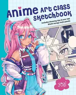 Walmart Anime Art Class Sketchbook: Includes Drawing Tips and Over 100 Blank Manga Style Panels, (Paperback) offer