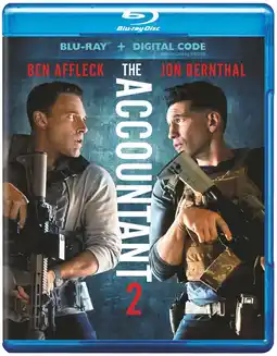 Walmart The Accountant 2 (Blu-ray + Digital Copy), Action, Warner Bros offer