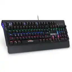 Walmart ENHANCE Gaming Keyboard w/ Blue Tactile Mechanical Switches - Rainbow LED with 7 Effects offer