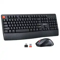 Walmart Meetion 4130 Wireless Keyboard & Mouse Combo - 2.4G Full-Size, Lightweight for PC/Laptop offer