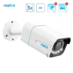 Walmart Reolink RLC-811A Zoom 8 Megapixels Outdoor Security PoE IP Camera with Vehicle Detection offer