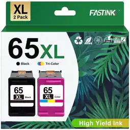Walmart 65XL Ink Compatible for HP 65 Ink Cartridges for HP 65 Ink Cartridge Combo Pack ( Black, Tri-color) offer