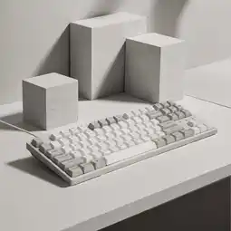 Walmart Keychron C1 Pro 8K QMK Wired RGB Hot Swappable Custom Mechanical Keyboard TKL, Banana Switch offer