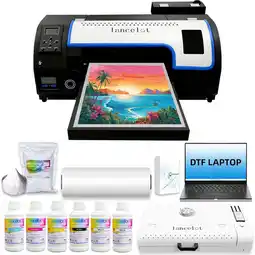 Walmart Lancelot M1630 PRO A3 DTF Printer Bundle ,for T-Shirt, Fabric & Apparel Printing offer