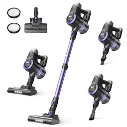 Walmart INSE Lightweight Cordless Stick Vacuum Cleaner for Carpet Hardwood Floor Pet Hair offer