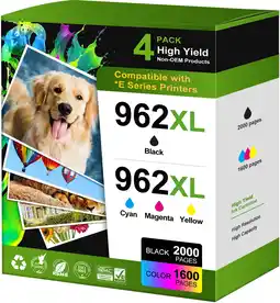Walmart 962XL Ink Cartridges Compatible for HP 962 Ink Cartridges for 962XL HP Ink Cartridges for HP Ink 962 offer