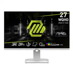Walmart MSI 274QRFW 27 WQHD 2560x1440 Rugged Gaming LCD IPS Monitor White offer