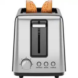 Walmart Chefman 2 Slice Toaster with 7 Shade Settings, Removable Crumb Tray, Bagel & Defrost Modes Black offer