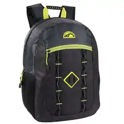 Walmart Mountain Edge 17 Inch Backpack with Dual Zipper Closure, Side Mesh Pockets and Rubber Grip Handle offer