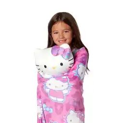 Walmart Sanrio Hello Kitty Hello Hugs Silk Touch Throw Blanket and Plush Character Hugger Set offer