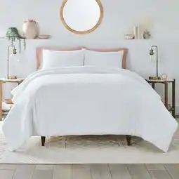 Walmart Better Homes & Gardens 3-Piece White Floral Comforter Set, Full/Queen offer