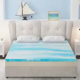 Walmart 2, 3, or 4 Inch Mattress Topper, Twin Gel Memory Foam Mattress Topper(3 inch, Twin) offer
