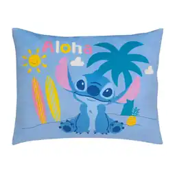 Walmart Disney S Is for Stitch Toddler Pillow, Blue, Pink offer
