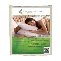 Walmart Hygea Natural Bed Bug Mattress Protector Cover Zipper Bedding, Water Resistant, Cal King offer