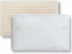 Walmart QQbed 100% Natural Talalay Latex Pillow, Medium Support with Removable Breathable Certified Cover offer