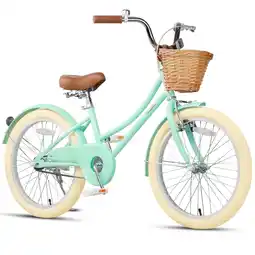 Walmart Glerc Little Molly 20 inch Kids Girls Bike for 7-13 Years Old Child,gifts, Mint Green offer