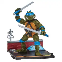 Walmart Teenage Mutant Ninja Turtles: 4 Remastered Leonardo Action Figure by Playmates Toys offer