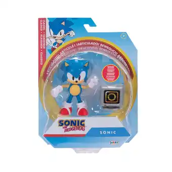 Walmart Sonic The Hedgehog New Sonic Action Figure 4inch articulated New Sonic with Ring Item Box Accessory offer
