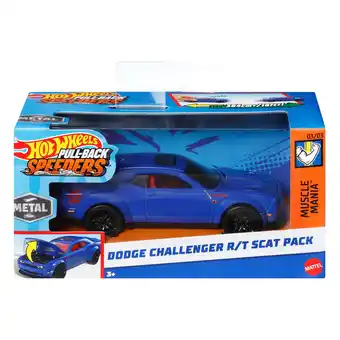 Walmart Hot Wheels Pull-Back Speeders Toy Car in 1:43 Scale, Pull Car Backward & Release to Race offer