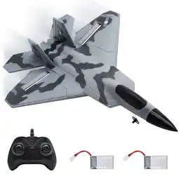 Walmart Fisca Remote Control Planes for Adults with 2 Batteries, F22 Raptor RC Airplanes for Kids 14+ offer