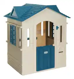 Walmart Little Tikes Cape Cottage Pretend Playhouse with Working Door, Toddlers Ages 2+, Blue offer