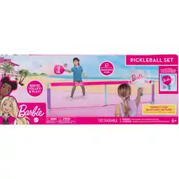 Walmart Barbie Pickleball Set with 2 Rackets, Net, Carry Bag, and Accessories for Kids Age 8+ offer