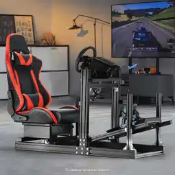 Walmart Marada F1 More Stable Racing Simulator Cockpit with Seat Fit Logitech Thrustmaster Fanatec offer