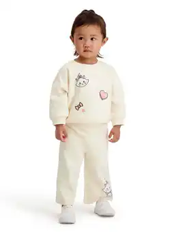 Walmart Marie The Cat Baby Girl 2 Piece Embroidered Sweat Set, Sizes 0-24 Months offer