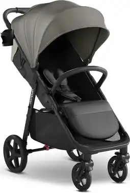 Walmart Mompush Nova Baby Stroller, Spacious Seat, Extra-Large UPF 50+ Canopy, Forest, 22LB, Unisex offer