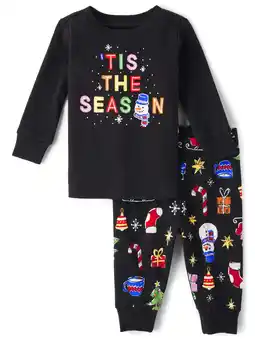 Walmart Baby Unisex Matching Family Glow-in-the-Dark Christmas Snug Fit Cotton Pajamas, Sizes 0M-24M offer