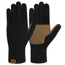 Walmart Winter Women Touchscreen Leather-Palm Gloves, Elegant Warm Touchscreen Gloves for Women Gift Set offer