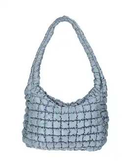 Walmart Women's Oversized Quilted Hobo Bag, Platinum offer