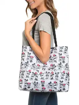 Walmart Disney Mickey and Minnie Mouse Tote Bag Carry-on Travel Beach Bag offer