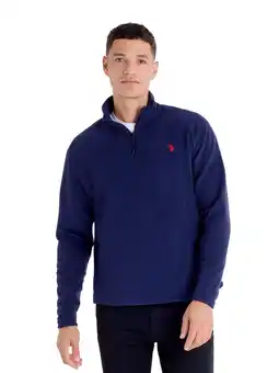 Walmart Men's Polar Fleece Quarter Zip offer
