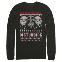 Walmart Men's Star Wars Lack of Cheer Ugly Christmas Sweater Long Sleeve Shirt Black X Large offer