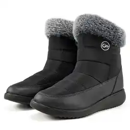 Walmart Snow Boots Women Winter Shoes Warm Faux Waterproof Fur Outdoors Ankle Booties offer