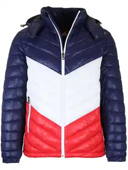 Walmart Men's Heavyweight Quilted Hooded Puffer Bubble Jacket (Sizes, S to 2XL) offer