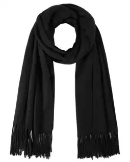 Walmart Pashmina Shawl for Women, Soft Lightweight Winter Long Scarf for Women, Black offer