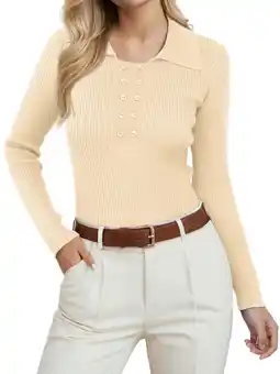 Walmart Lightweight Sweaters For Women Soft Knitted Pullover Blouse S-2XL offer