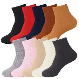 Walmart 10 Pcs Fuzzy Socks for Women Fluffy Home Sleeping Cozy Warm Socks offer