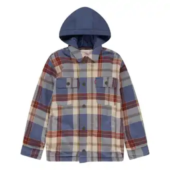 Walmart Boys Faux Shearling Lined Hooded Shacket, Sizes 8-20 offer