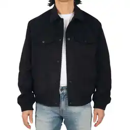 Walmart Blake Mens Vegan Suede Bomber Jacket Lightweight Slim Fit Casual Softshell Coat Black 2XL offer